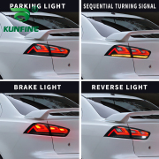 Pair Of Car Tail Light Assembly For Mitsubishi Lancer 2008-2018 LED Brake Signal light Car led Tail light Tuning Parts