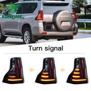 Pair Of Car Tail Light Assembly For Toyota Prado 2010-2020 LEXUS GX400 460 2010-2020 LED Brake Signal light Car led Tail light