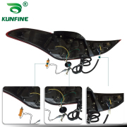 Car Tail Light Assembly For Hyundai Elantra 2011-2016 Brake Light With Turning Signal Light Car led Tail light