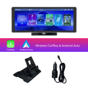 10.26 Inch Wireless CarPlay Monitor IPS Screen Android Auto Touch Screen WIFI FM BT 5.0 Rearview Dash Cam Multimedia Player AUX