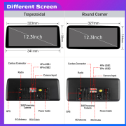 12.3 Inch In-cell IPS Screen Car Radio For Honda Envix Crider 2019-20 Android Octa Core Car Stereo DVD GPS Navigation Carplay