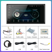 2 Din 2.5D Screen Android Universal Car Radio Multimedia Video Player Stereo For Toyota CAMRY CROWN COROLLA RAV4 HIACE Carplay