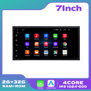 2 Din 2.5D Screen Android Universal Car Radio Multimedia Video Player Stereo For Toyota CAMRY CROWN COROLLA RAV4 HIACE Carplay