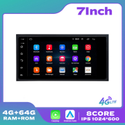 2 Din 2.5D Screen Android Universal Car Radio Multimedia Video Player Stereo For Toyota CAMRY CROWN COROLLA RAV4 HIACE Carplay