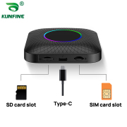 3 in 1 Wireless CarPlay Android Auto AI Box Android 13.0 QCM6225 Octa Core For Factory Stereo With Wired CarPlay USB Adaptor 4G