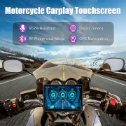 5 Inch Portable GPS Navigation Motorcycle Waterproof Carplay Display Motorcycle Wireless Android Auto IPX7 GPS Screen