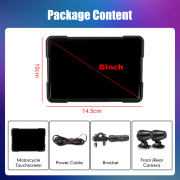 5 Inch Portable GPS Navigation Motorcycle Waterproof Carplay Display Motorcycle Wireless Android Auto IPX7 GPS Screen