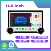 10.1/10.33/11.5/11.8 inch 2K Android Car Radio 2Din Multimedia Player Carplay Android Auto WIFI&4G GPS Navigation Car Audio
