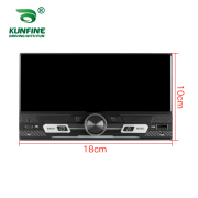 KUNFINE Universal Car Radio 6.86' 2Din Player Car Stereo Video MP5 Player Build-in Carplay Android Auto Bluetooth USB&Type-C