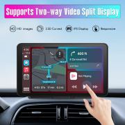 Universal 7 Inch Touch Screen Wireless Carplay Android Auto Car Radio Portable Multimedia Player Stereo Bluetooth Navigation