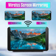 Universal 7 Inch Touch Screen Wireless Carplay Android Auto Car Radio Portable Multimedia Player Stereo Bluetooth Navigation