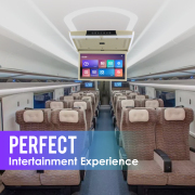 17.3 Inch Car Roof Monitor TV Flip Down 1080P Video HD IPS Screen With Ambient Light USB TF HDMI FM Bluetooth Android 10