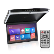 17.3 Inch Car Roof Monitor TV Flip Down 1080P Video HD IPS Screen With Ambient Light USB TF HDMI FM Bluetooth Android 10