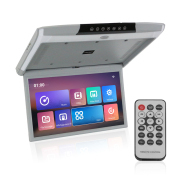 17.3 Inch Car Roof Monitor TV Flip Down 1080P Video HD IPS Screen With Ambient Light USB TF HDMI FM Bluetooth Android 10