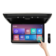 15.6 Inch Car Roof Monitor TV Flip Down 1080P Video HD Screen IPS Screen With 16-color Ambient Light SD HDMI FM Android 10