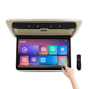 15.6 Inch Car Roof Monitor TV Flip Down 1080P Video HD Screen IPS Screen With 16-color Ambient Light SD HDMI FM Android 10