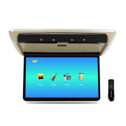 15.6 Inch Car Roof Monitor TV Flip Down 1080P Video HD Screen MP5 Player IPS Screen With 16-color Ambient Light USB SD HDMI FM
