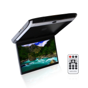 12.5 Inch Car Roof Monitor TV Flip Down 1080P Video HD Screen MP5 Player IPS Screen With Blue Ambient Light USB SD HDMI FM
