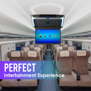 11.6 Inch Car Roof Monitor TV Flip Down 1080P Video HD Screen MP5 Player IPS Screen With Blue Ambient Light USB SD HDMI FM