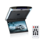 11.6 Inch Car Roof Monitor TV Flip Down 1080P Video HD Screen MP5 Player IPS Screen With Blue Ambient Light USB SD HDMI FM