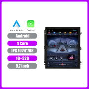 9.7 inch Tesla style Carplay Android Auto Car Radio Universal 2 Din Multimedia Video Player DVD GPS Navigation