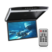 17.3 Inch Car Roof Monitor TV Flip Down 1080P Video HD Screen MP5 Player IPS Screen With Blue Ambient Light USB SD HDMI FM