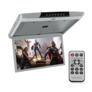 17.3 Inch Car Roof Monitor TV Flip Down 1080P Video HD Screen MP5 Player IPS Screen With Blue Ambient Light USB SD HDMI FM