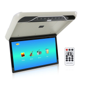 19 inch Car Roof Monitor MP5 LCD Flip Down Screen Overhead Multimedia Video Ceiling Roof MP5 Display Build in IR/FM Transmitter