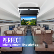 12.5 Inch Car Roof Monitor TV Flip Down 1080P Video HD IPS Screen With Blue Ambient Light SD HDMI FM Android 10