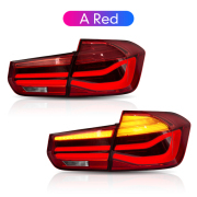 Pair Of Full LED Car Tail Light Assembly For BMW F35 F30 318i 318Li 320i 3 series 2013-18 Turn Signal with Sequential Indicator