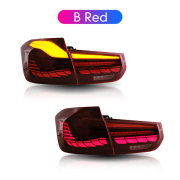 Pair Of Full LED Car Tail Light Assembly For BMW F35 F30 318i 318Li 320i 3 series 2013-18 Turn Signal with Sequential Indicator