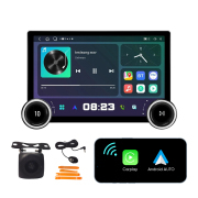 11.8 Inch 2K Double Knobs 2 Din Car Radio For Honda CRV 2006-2011 Car Radio DVD Multimedia Video Player Android Auto Carplay