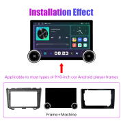 11.8 Inch 2K Double Knobs 2 Din Car Radio For Honda CRV 2006-2011 Car Radio DVD Multimedia Video Player Android Auto Carplay