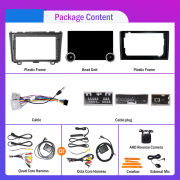 11.8 Inch 2K Double Knobs 2 Din Car Radio For Honda CRV 2006-2011 Car Radio DVD Multimedia Video Player Android Auto Carplay