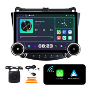 11.8 Inch 2K Double Knobs 2 Din Car Radio For Honda Accord 2003-2007 Car Radio DVD Multimedia Video Player Android Auto Carplay