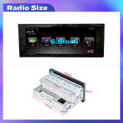 6.9 Inch Car Radio For 1DIN Universal Stereo Quad Core Android Car DVD GPS Navigation Player Deckless Headunit Device