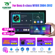 11.8 Inch 2K Double Knobs 2 Din Car Radio ForBenz A-class W169 Benz B-class W245 Benz Viano/Vito(W639) Benz Sprinter W906/W209/W311/W315/W318 Benz B200/VW Crafter Car Radio DVD Multimedia Video Player Android Auto Carplay