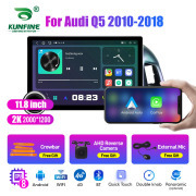 11.8 Inch 2K Double Knobs 2 Din Car Radio For Audi Q5 2009 -2018 Car Radio DVD Multimedia Video Player Android Auto Carplay