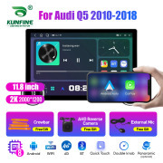 11.8 Inch 2K Double Knobs 2 Din Car Radio For Audi Q5 2010 - 2018 Car Radio DVD Multimedia Video Player Android Auto Carplay