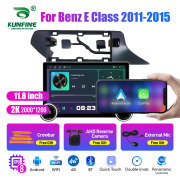 11.8 Inch 2K Double Knobs 2 Din Car Radio For Benz E Class 2011-2015 Car Radio DVD Multimedia Video Player Android Auto Carplay