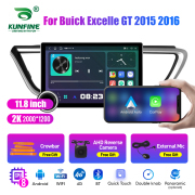 11.8 Inch 2K Double Knobs 2 Din Car Radio For Buick Excelle GT 2015 2016 Car Radio DVD Multimedia Video Player Android Auto Carplay