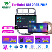 11.8 Inch 2K Double Knobs 2 Din Car Radio For Buick GL8 2005 - 2012 Car Radio DVD Multimedia Video Player Android Auto Carplay