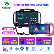 11.8 Inch 2K Double Knobs 2 Din Car Radio For Buick Lacross 2014 2015 Car Radio DVD Multimedia Video Player Android Auto Carplay