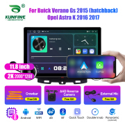 11.8 Inch 2K Double Knobs 2 Din Car Radio For Buick Verano Gs (hatchback) Opel Astra K Car Radio DVD Multimedia Video Player Android Auto Carplay