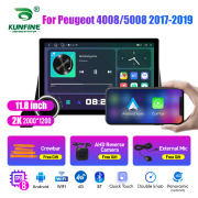 11.8 Inch 2K Double Knobs 2 Din Car Radio For Peugeot 4008/5008 2017- 2019 Car Radio DVD Multimedia Video Player Android Auto Carplay