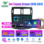11.8 Inch 2K Double Knobs 2 Din Car Radio For Toyota Crown 2010- 2013 Car Radio DVD Multimedia Video Player Android Auto Carplay