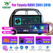 11.8 Inch 2K Double Knobs 2 Din Car Radio For Toyota RAV4 2001 - 2016 Car Radio DVD Multimedia Video Player Android Auto Carplay