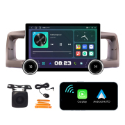 11.8 Inch 2K Double Knobs 2 Din Car Radio For Toyota Rav4/Corolla Vios/Hilux/Land Cruiser/Fortuner/Prado/Terios Toyota Corolla Car Radio DVD Multimedia Video Player Android Auto Carplay