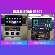 11.8 Inch 2K Double Knobs 2 Din Car Radio For Toyota Rav4/Corolla Vios/Hilux/Land Cruiser/Fortuner/Prado/Terios Toyota Corolla Car Radio DVD Multimedia Video Player Android Auto Carplay