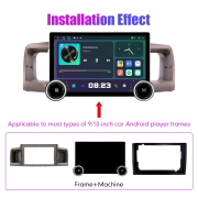 11.8 Inch 2K Double Knobs 2 Din Car Radio For Toyota Rav4/Corolla Vios/Hilux/Land Cruiser/Fortuner/Prado/Terios Toyota Corolla Car Radio DVD Multimedia Video Player Android Auto Carplay